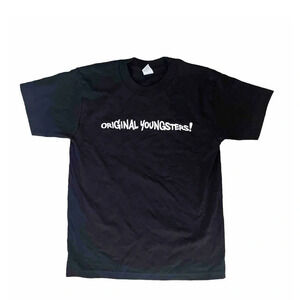 NEW original youngsters black short sleeve, T-shirt, boys, kids size large